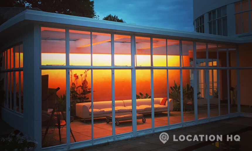 full length glass window