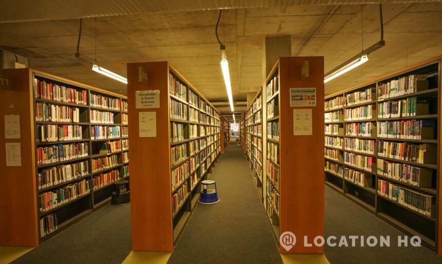 Brutalist Concrete Library