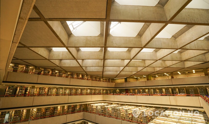 Brutalist London library