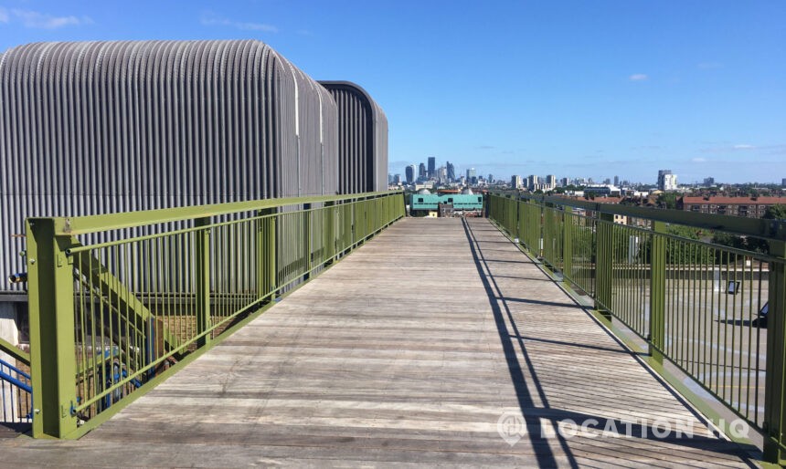 filming locations London rooftop car park