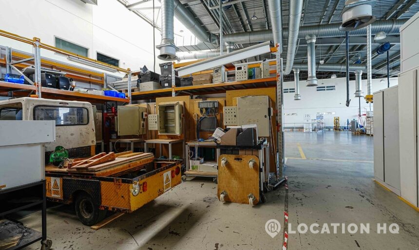 large garage warehouse available for filming hire