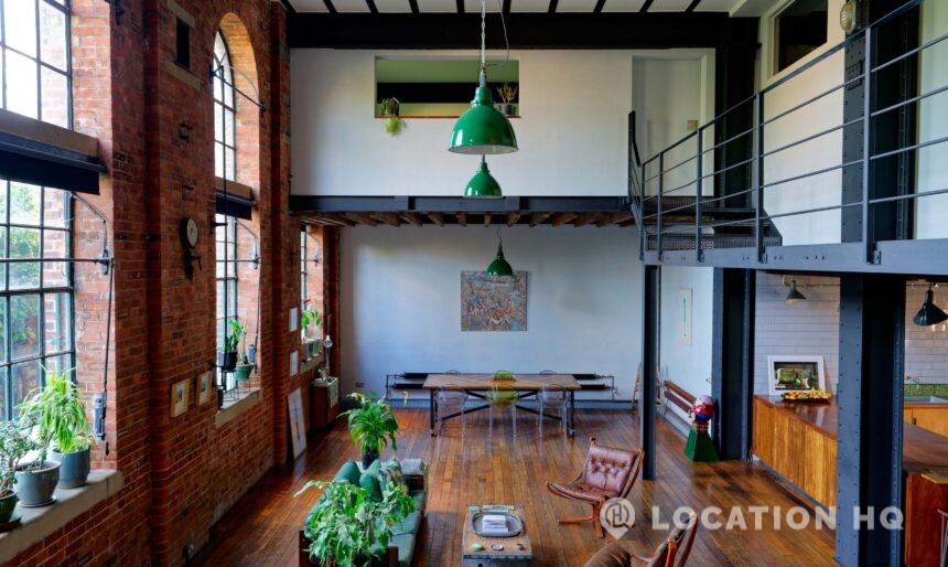open plan warehouse apartment