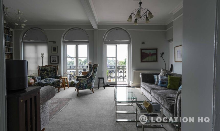 Georgian riverside apartment London