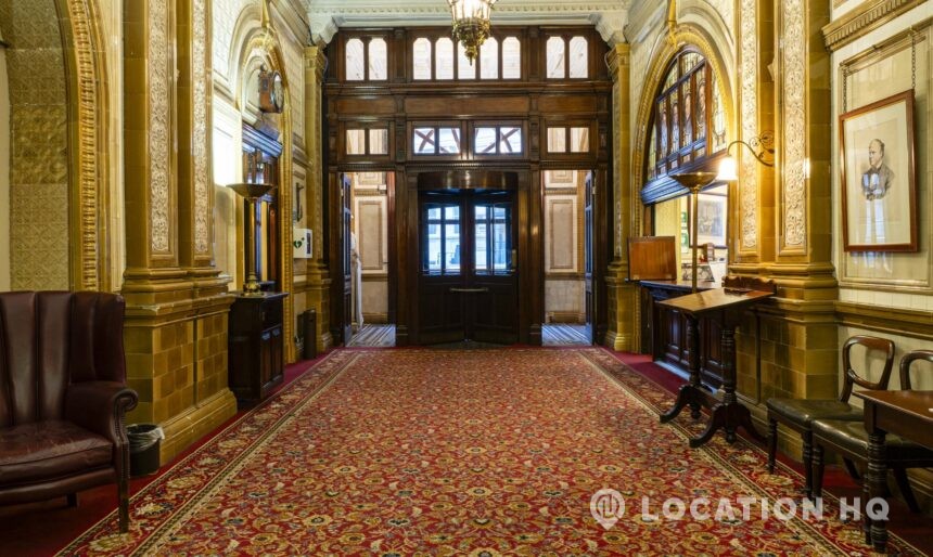grand hotel period entrance film location