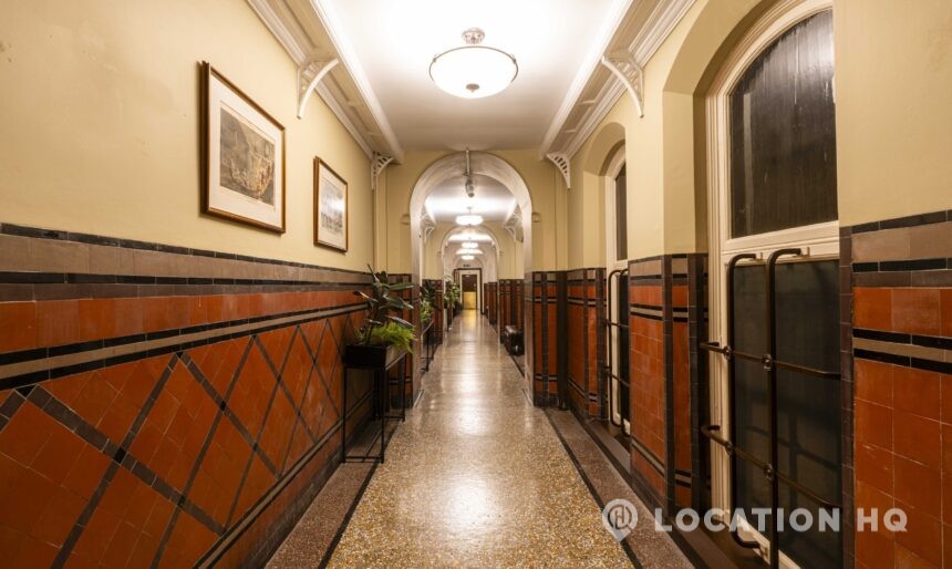 servants corridor tiled film location