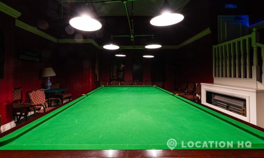 snooker room film location bollards