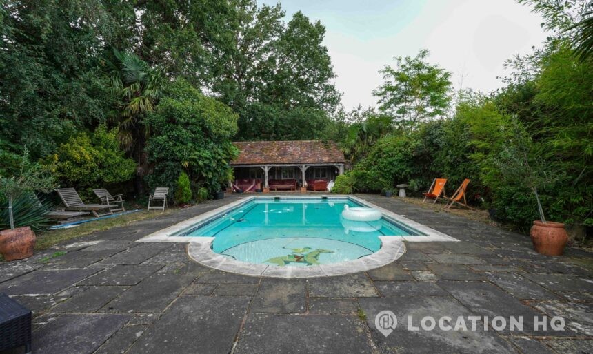 outside swimming pool