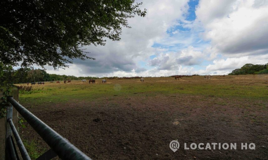 farmhouse estate for filming polo practice ground