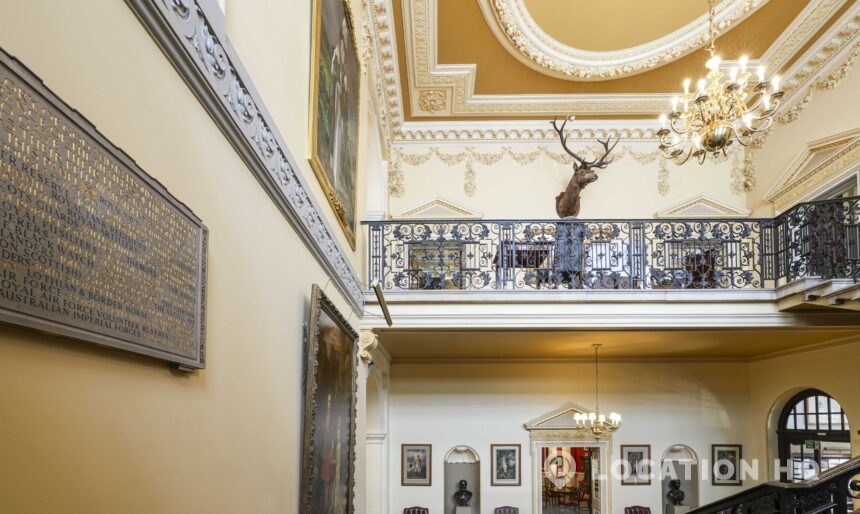 mezzanine Caledonian Club film location filming