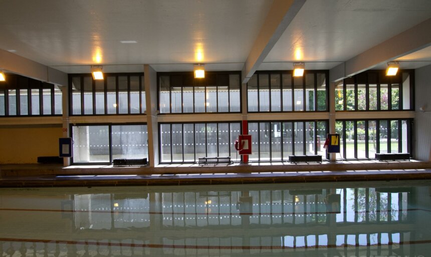 The Brutalist Retro Swimming Pool and Changing Facilities image 2