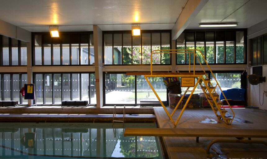 The Brutalist Retro Swimming Pool and Changing Facilities image 3