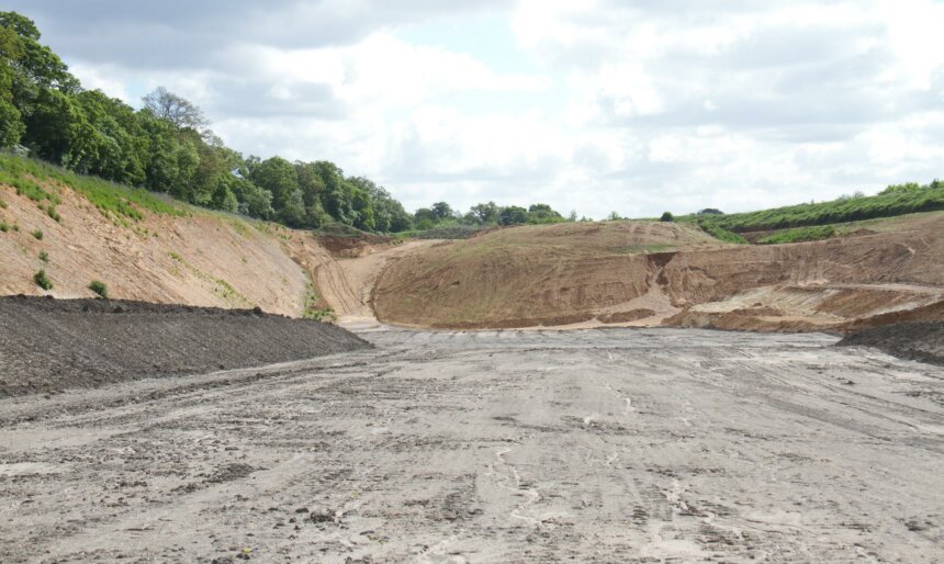 gravel sand clay quarry quarries