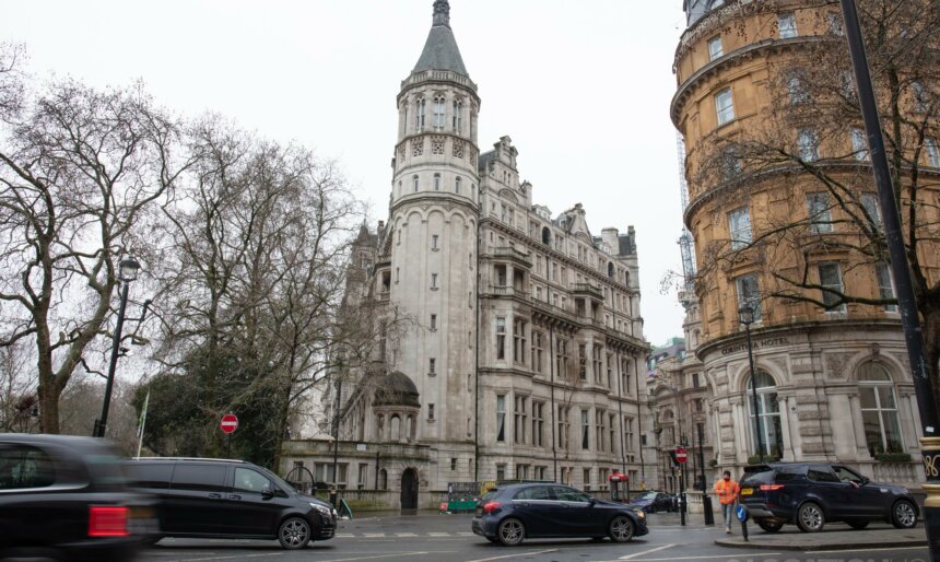 grand Victorian building filming London