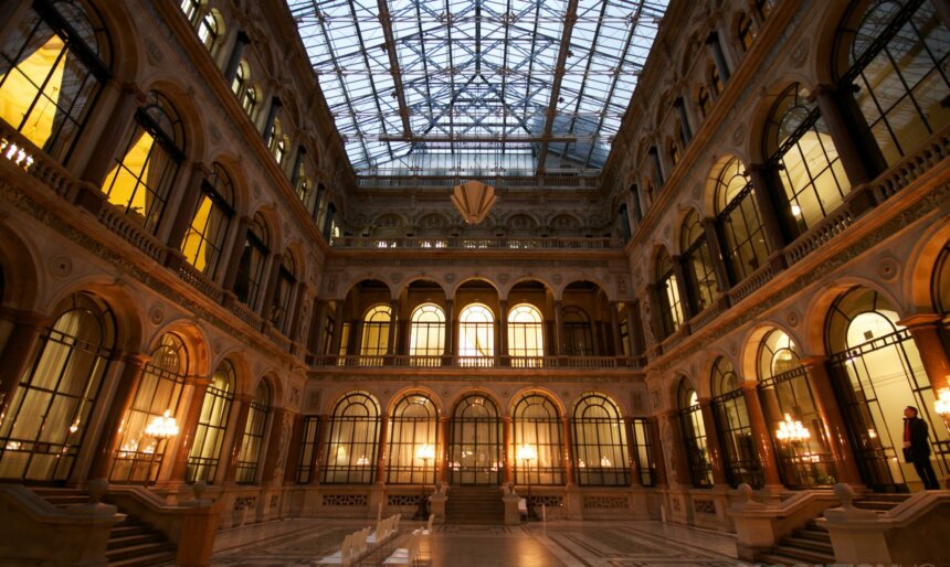 Glass Ceiling skylight ballroom