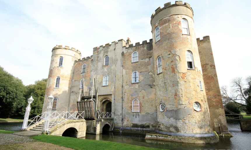 Moated castle