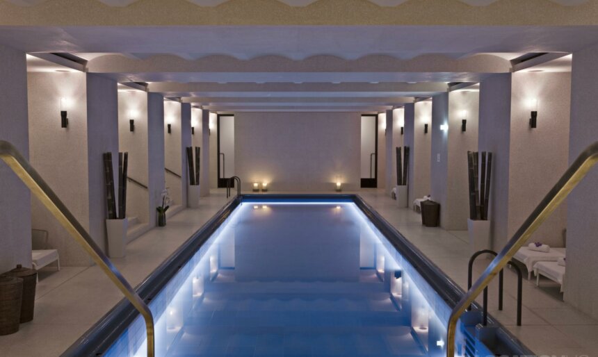 Underground swimming pool London film location filming