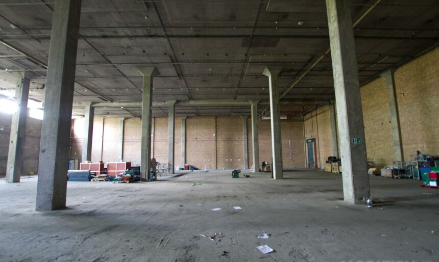 Brick warehouse height east London film location