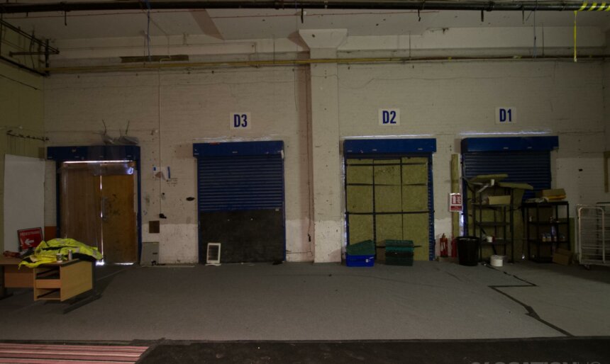 Loading bay film location East London
