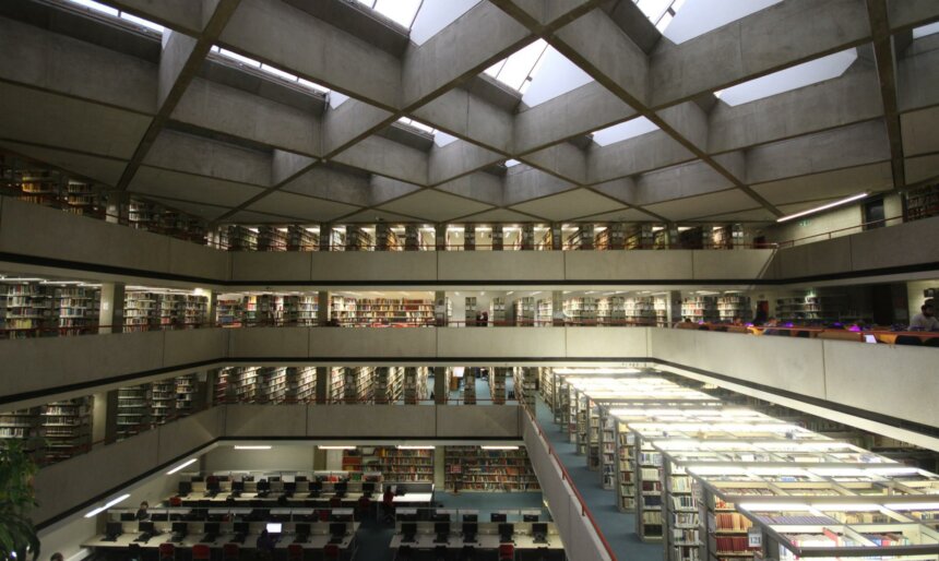 cast concrete library filming