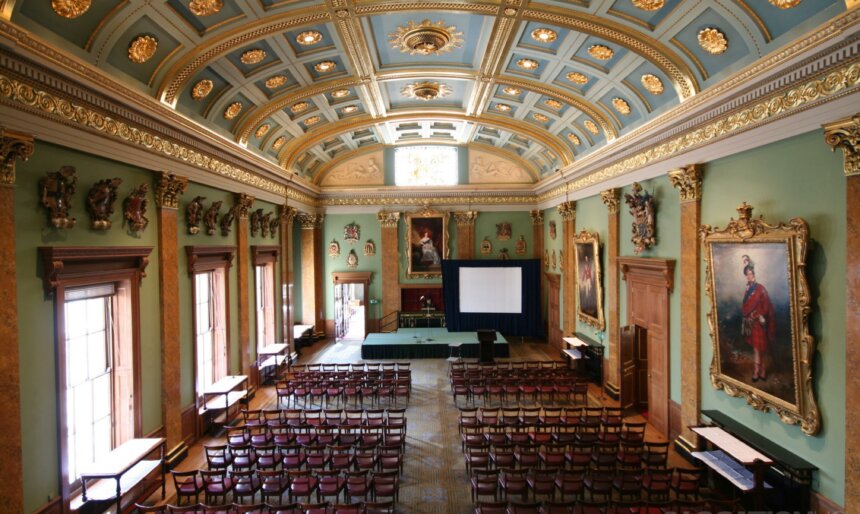 grand hall film Location London