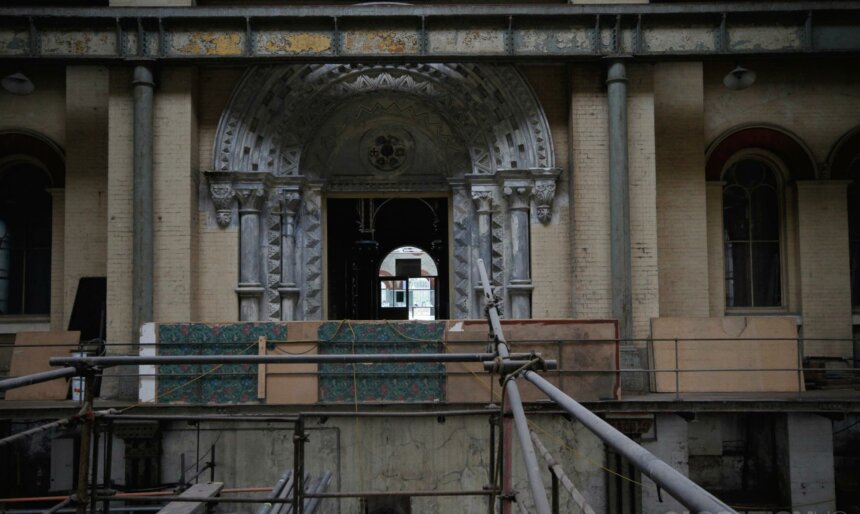 Distressed factory Victorian warehouse