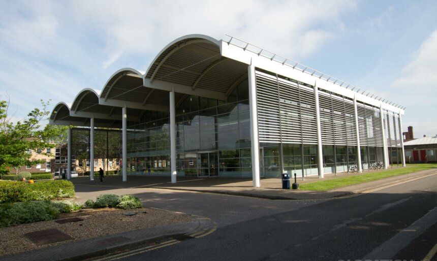 Modern office building exterior