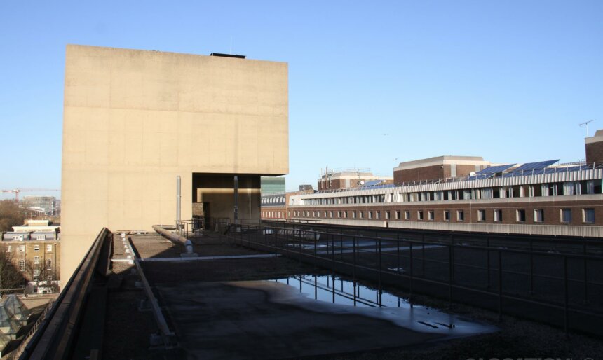 Roof-top filming London