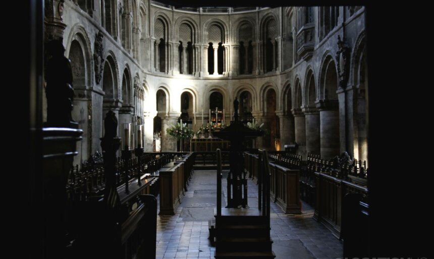 The Gothic Romanesque Church with Vaults image 2