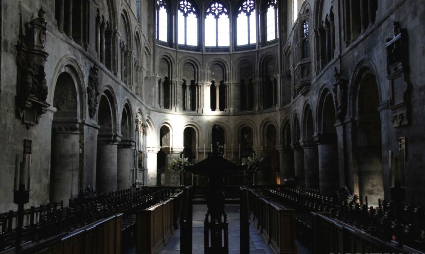 The Gothic Romanesque Church with Vaults image 1