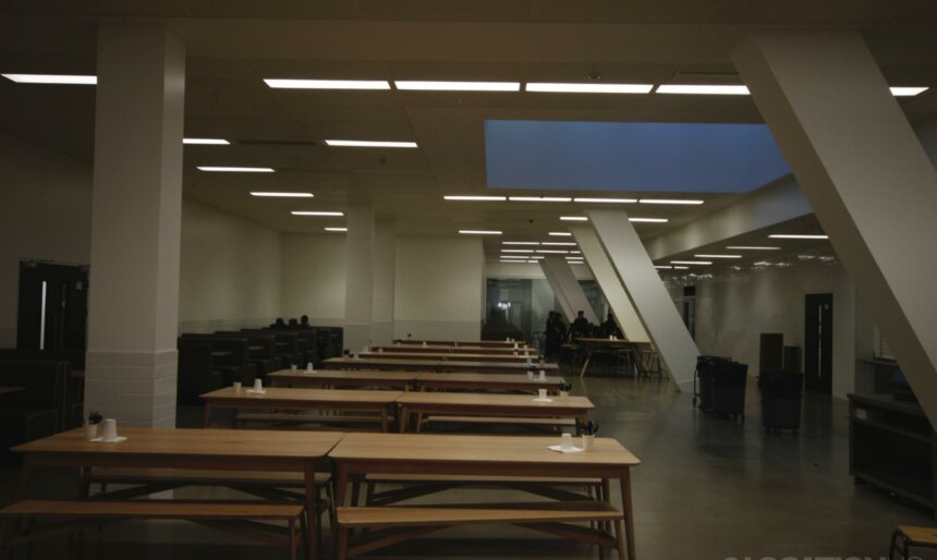 office worker dining room
