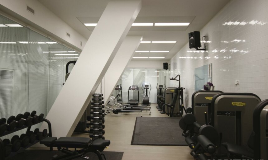 gym office school film location