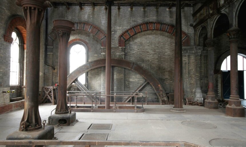 Distressed Victorian warehouse film location