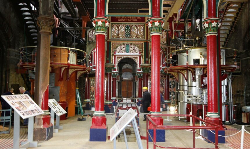 Thames water water works film location