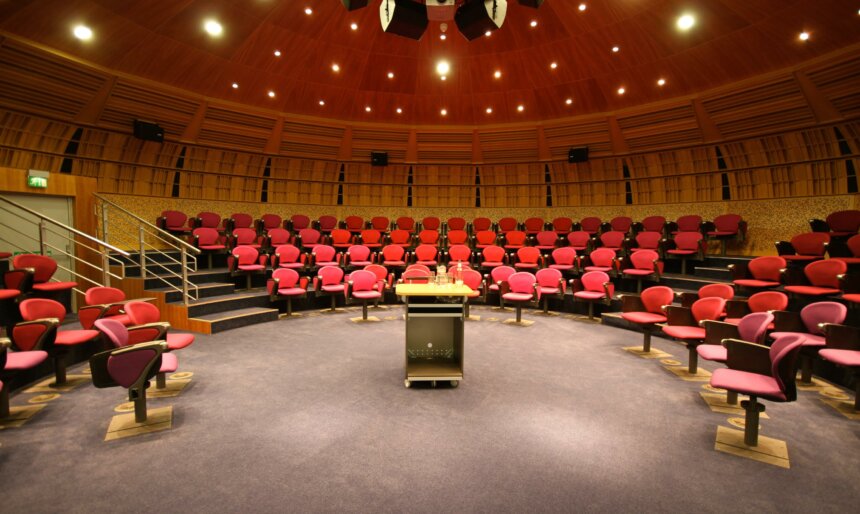lecture theatre filming