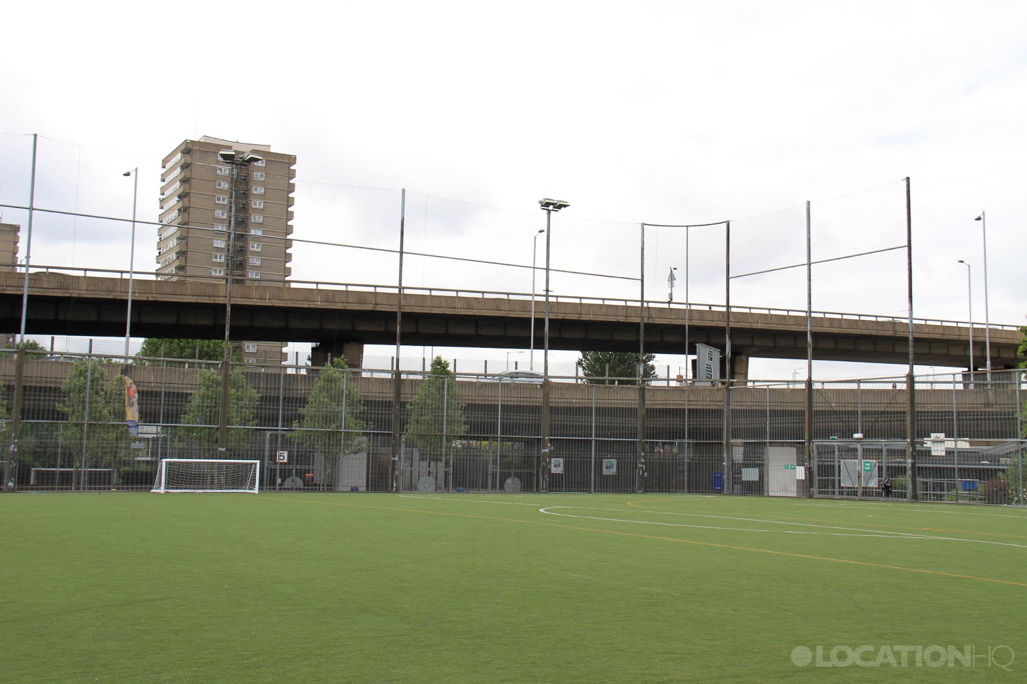 Outdoor football pitch london