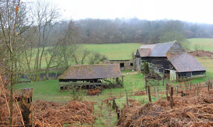 The Country Estate with Cottages, Barns and Georgian House