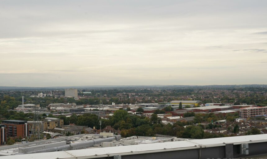 rooftop city of London