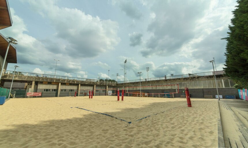 The Beach Volleyball Court