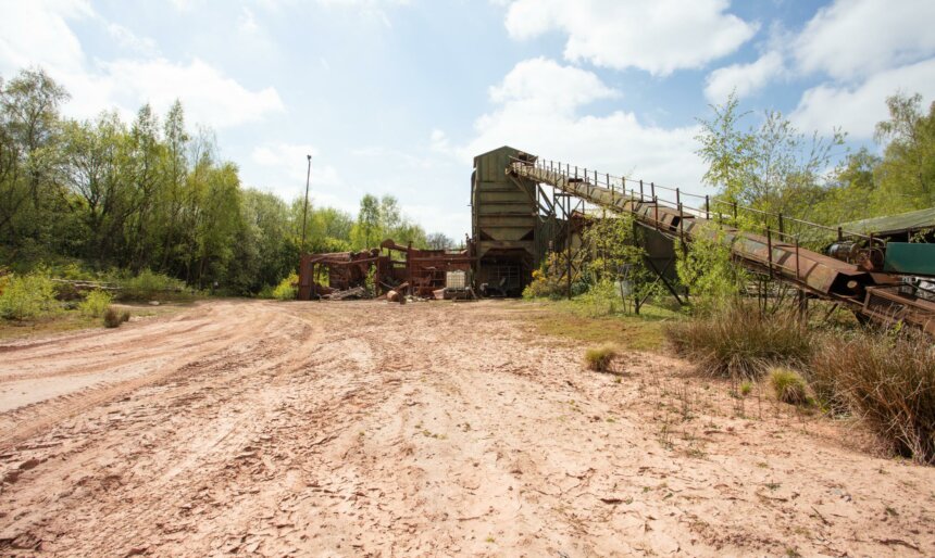 Sand quarry, Manchester