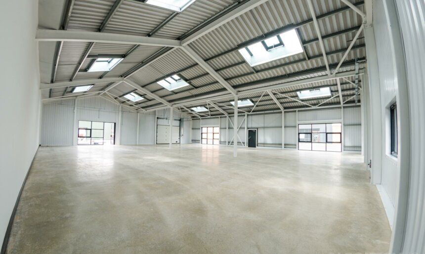 Modern warehouse filming UK image 1