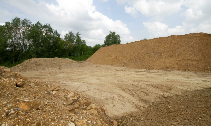 sand quarries