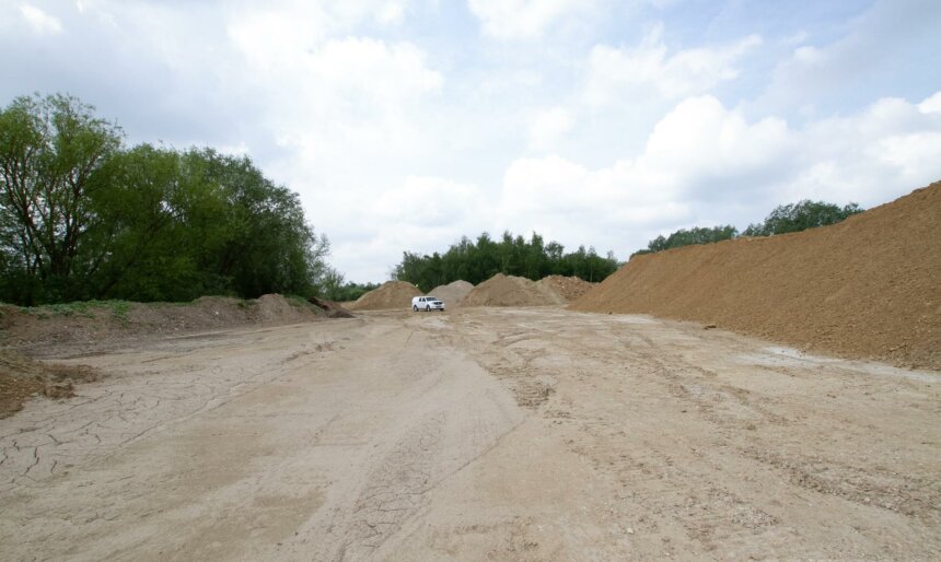 sand quarries