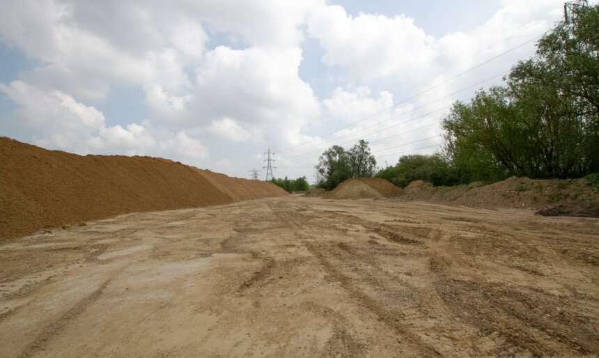 sand quarries