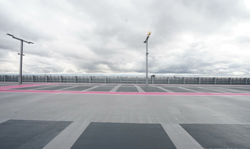 The Rooftop Car Park with London City Views image 1