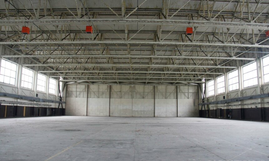 Vintage Miltary Aircraft Hangar image 2