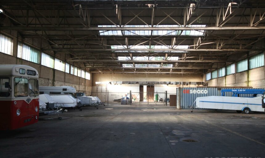 Vintage military Aircraft Hangar