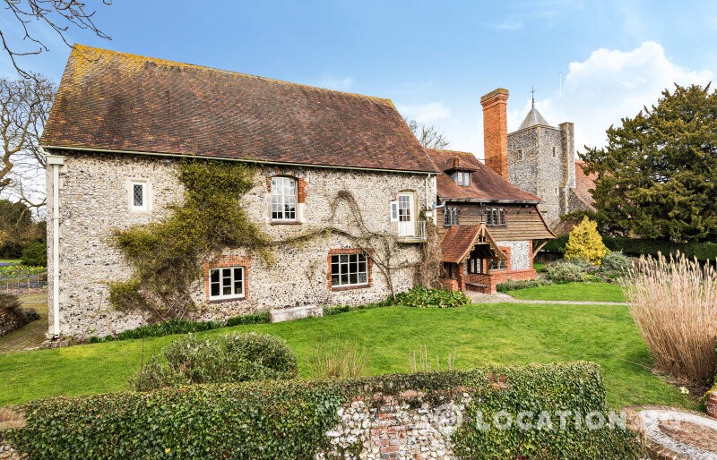 Stone country house filming