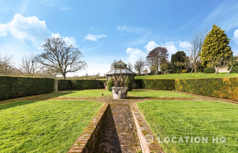 Formal gardens filming