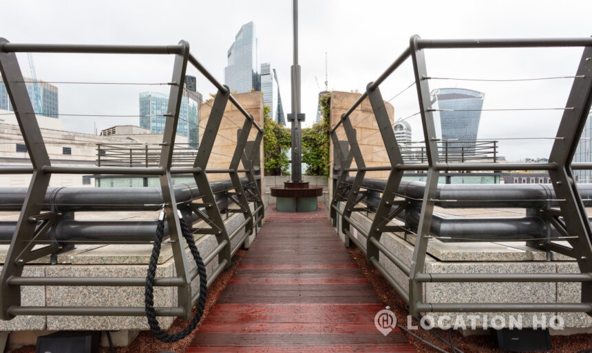 Rooftop walkway