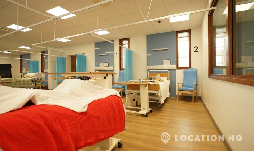 Hospital ward filming